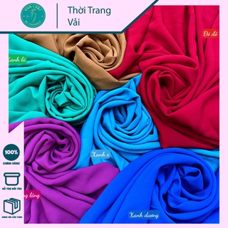 🔥lụa tằm ý chất mềm mại, thoáng mát - chuyên may áo dài, đồ bộ, đầm váy khổ ngang 1.5m - vua vải