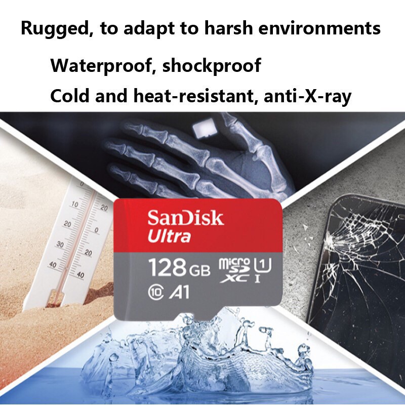 Thẻ Nhớ Micro Sd Sandisk 100mb / S Ultra A1 128gb