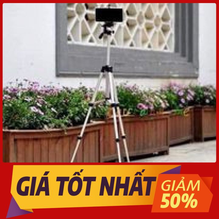 Tripod  TF 3110 chân kê máy ảnh, điện thoại về hàng, chiều dài lên đến 1m. Thích hợp cho các chị livetrime bán hàng ....