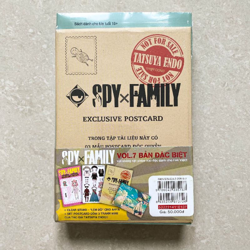 SPY FAMILY Vol 7 Limited - sổ ghi chú tặng kèm hình dán Spy Family limited