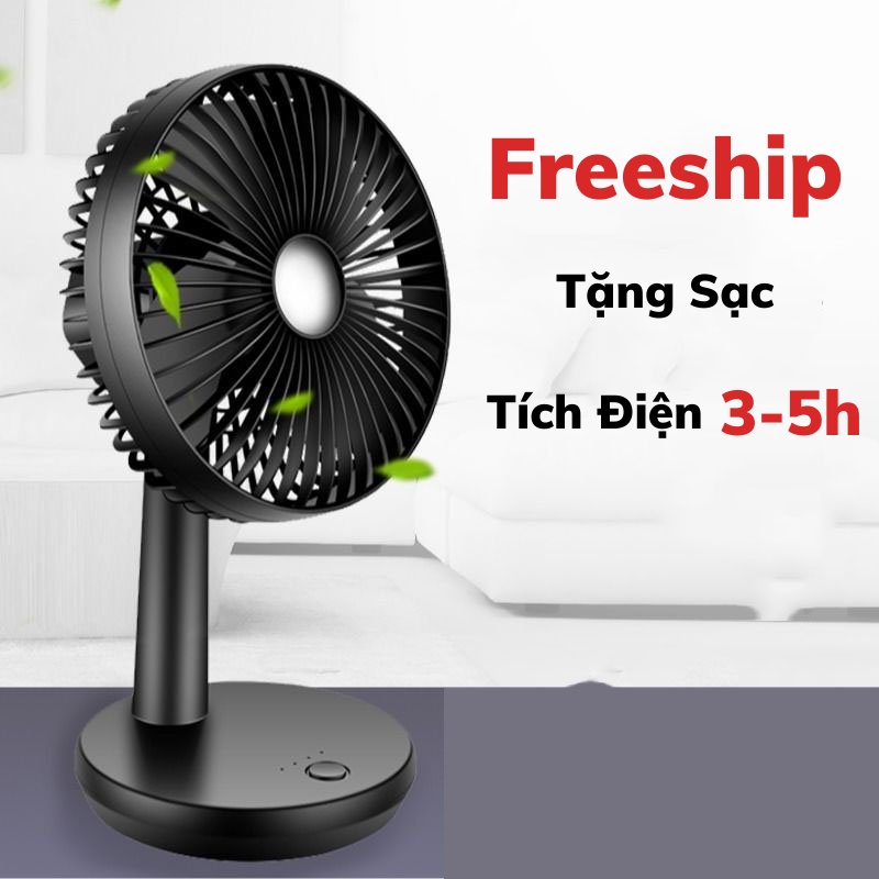 Quạt, Quạt Tích Điện Để Ô Tô, Xe Hơi, Bàn Học Gọn Nhẹ COCA T