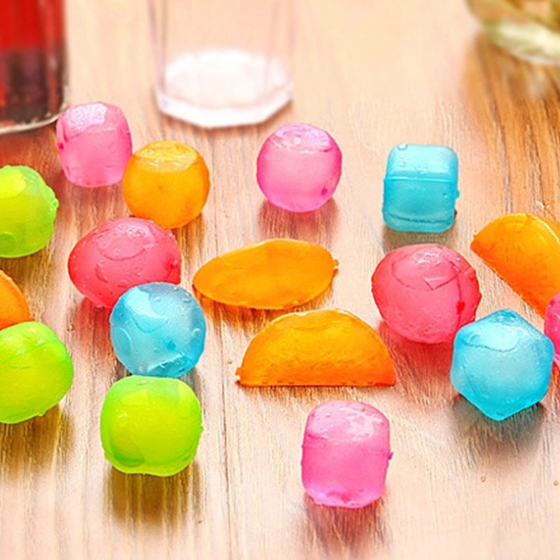 Set 6 Viên Đá Nhựa Không Tan Chảy Cho Lễ Hội