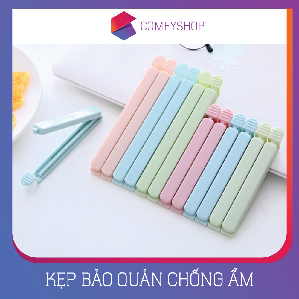 Bộ 5 chiếc kẹp siêu xinh niêm phong bảo quản chống ẩm giữ thực phẩm luôn giòn tan khô ráo