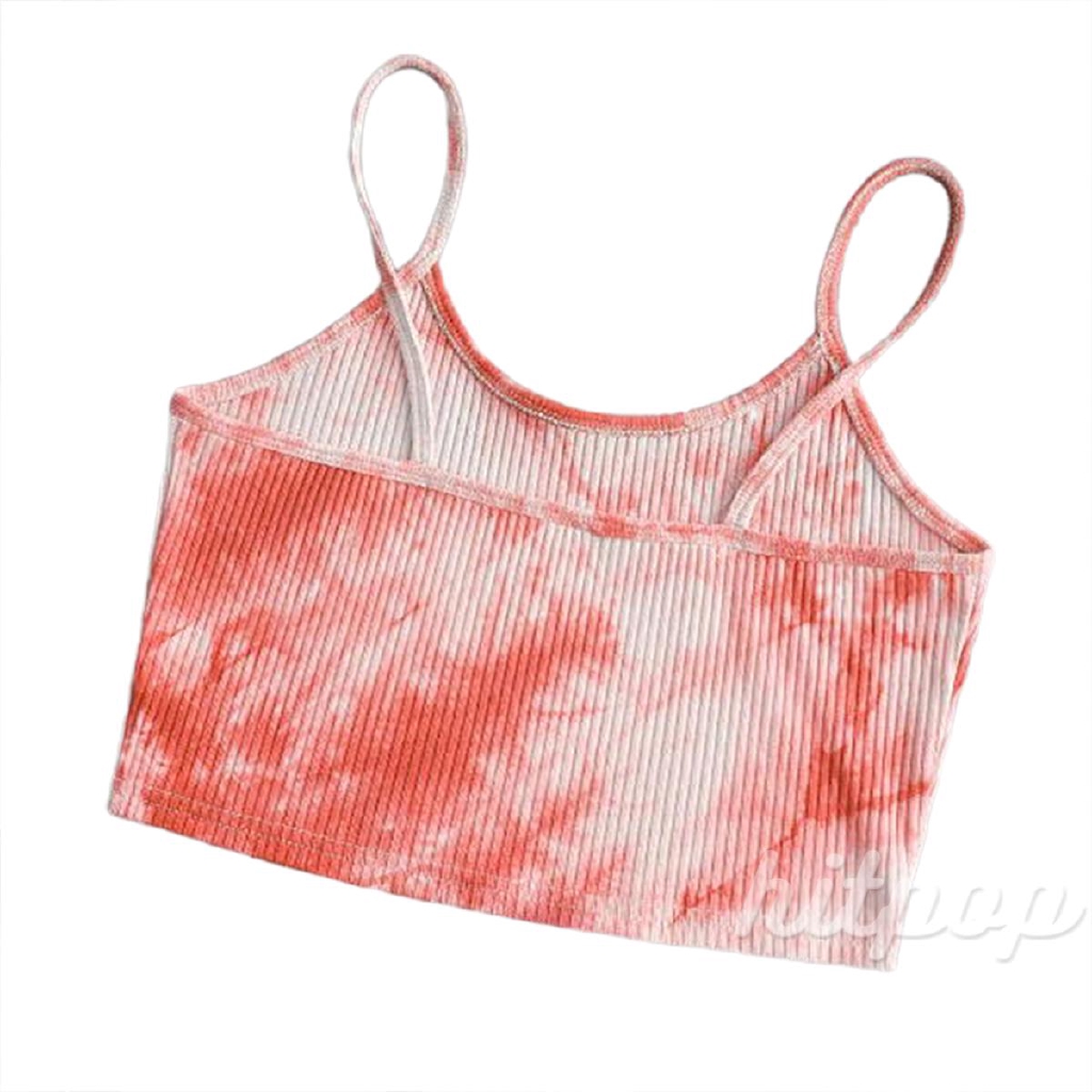 [Mã FAMAYWA giảm 10K đơn 50K] Áo Thun Nữ Cộc Tay Cổ Tròn In Hình Màu Loang Cá Tính | BigBuy360 - bigbuy360.vn