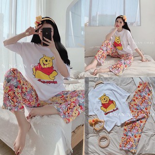 Bộ mặc nhà hoạt hình cute (3 hình ảnh thật)