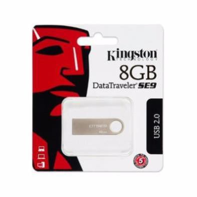 USB KINGSTON DATATRAVELER SE9 8GB -Thiết kế đơn giản, gọn nhẹ USB Kingston DataTraveler SE9 được thiết kế khôn