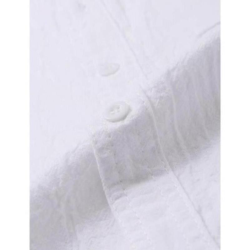 (NT) Áo Sơ Mi Nam Đũi Nhật Cổ Trụ (0) 2 63 | BigBuy360 - bigbuy360.vn