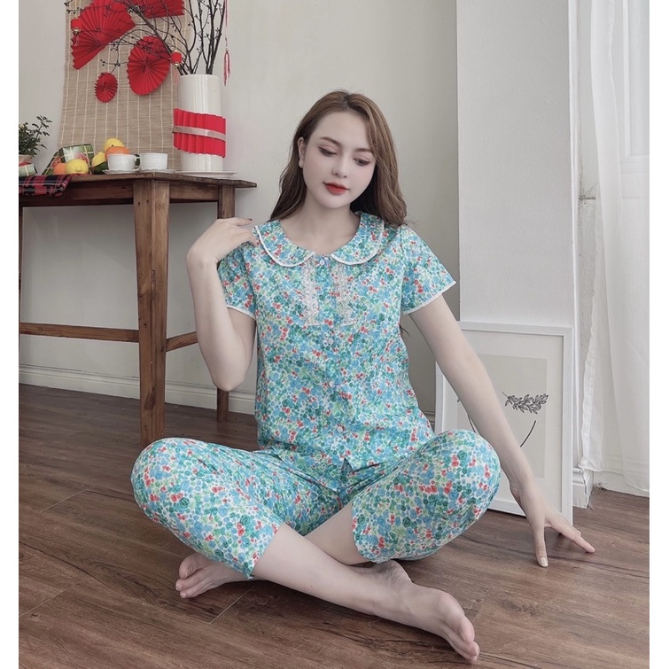 đồ bộ mặc nhà ,chất vải kate hàn ( ảnh thật)
