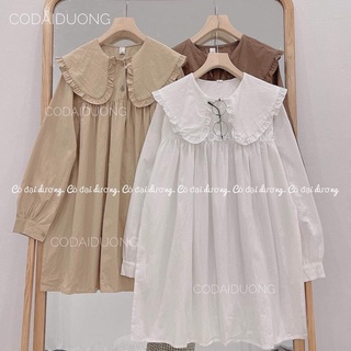 đầm babydoll cổ bèo