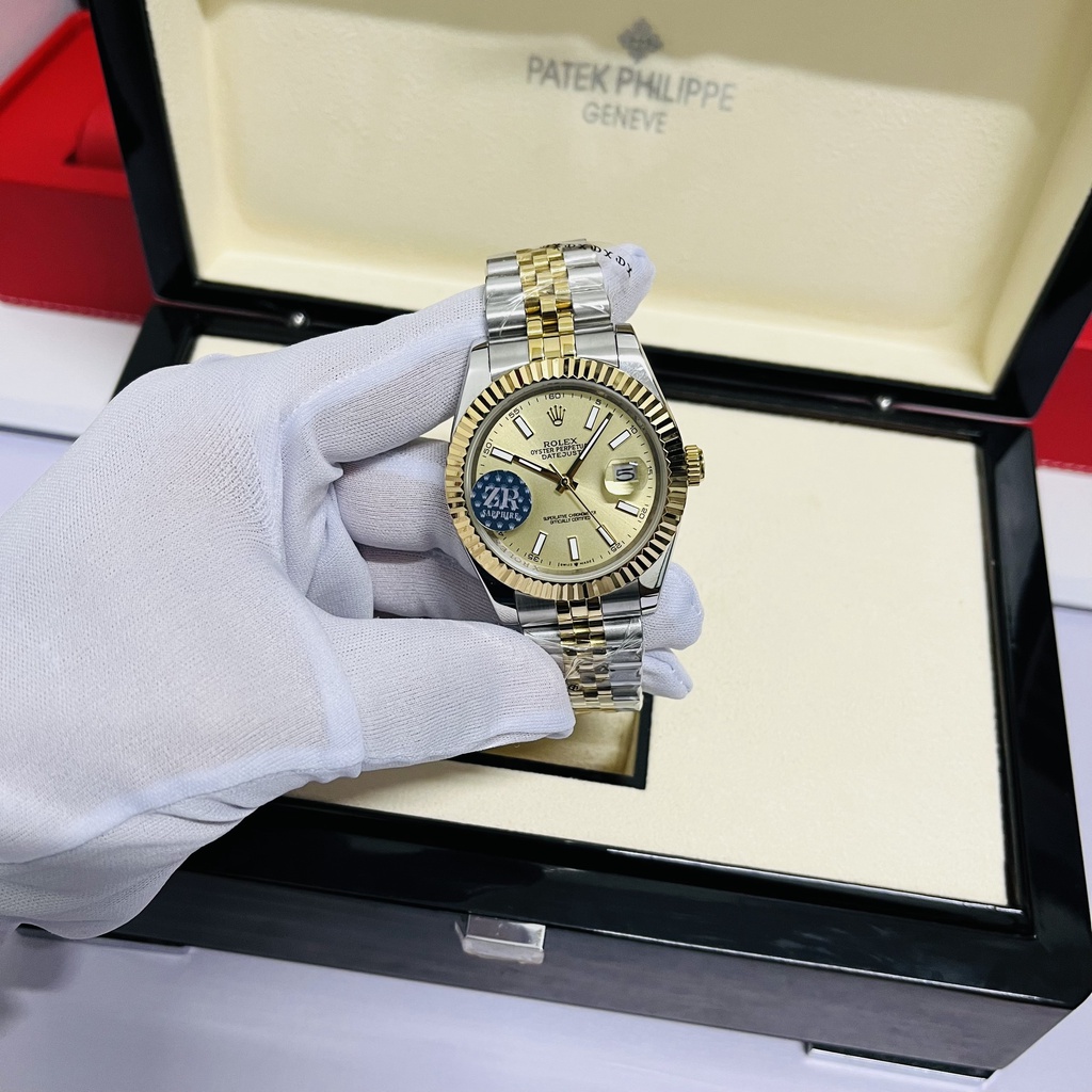 Đồng hồ Nam RolexDatejust máy nhật, Automatic ,size 40mm, Thép không rỉ đúc đặc