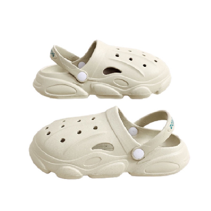 Sticker crocs Shoe Decoration for crocs đế caoDép Crocs Chống Trượt Thiết Kế Đục Lỗ Thời Trang Đi Biển Cho Nữ