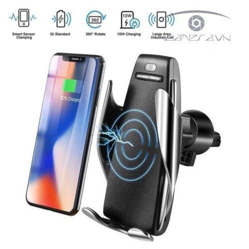 [Mã ELFLASH5 giảm 20K đơn 50K] Đế sạc ô tô Smart Sensor S5 Xoay 360°