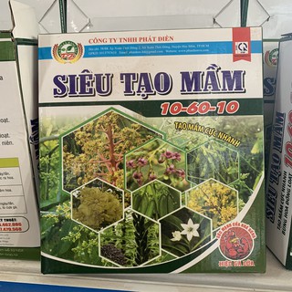 Siêu tạo mầm 10-60-10 kích ra hoa cho hoa hồng và các loại cây trồng