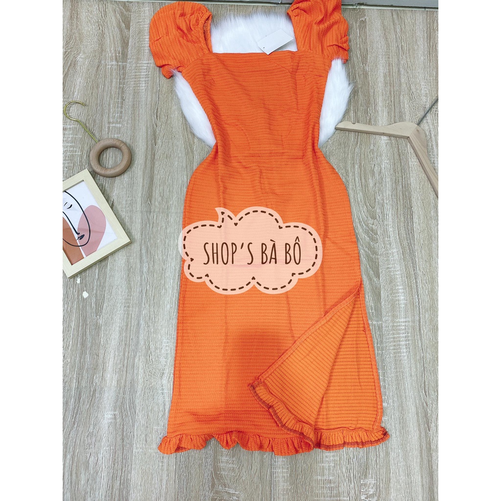 Đầm ôm body cho nữ mặc đi chơi, chất thun gân xốp nôi siêu đẹp, vải dày dăn, form chuẩn