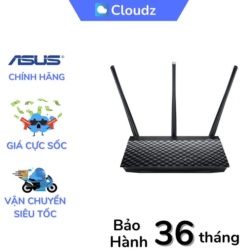 Router Wifi Chuẩn AC Tốc Độ 750Mbps Asus RT-AC53