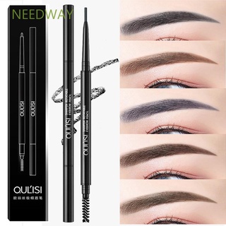 Chì kẻ chân mày màu nâu/ đen/ cafe có cọ chống thấm nước lâu trôi