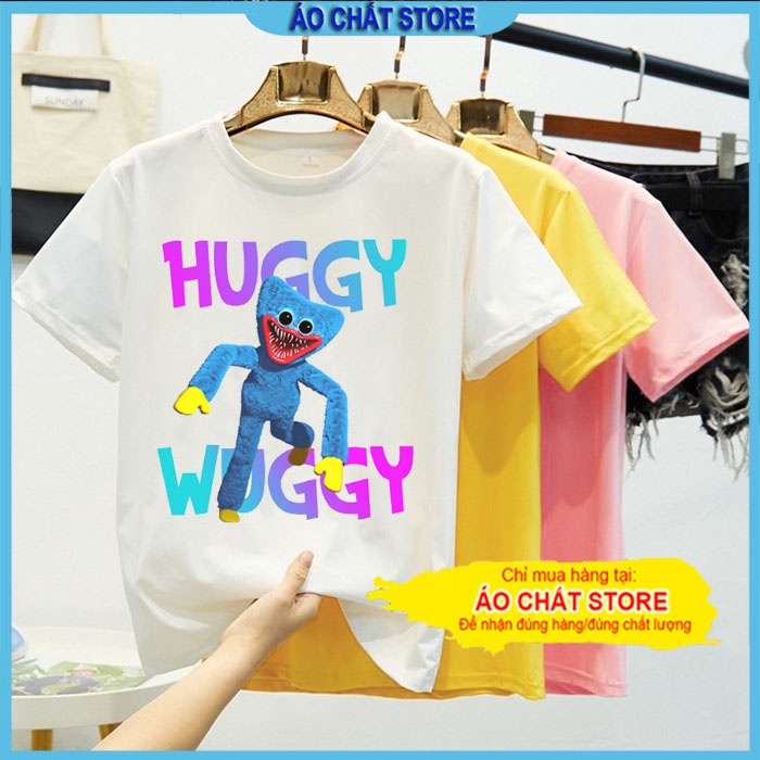 (3 màu) Áo trẻ em Poppy Playtime Huggy Wuggy cho bé trai bé gái dễ thương | vải đẹp PP12 | Áo Chất Store