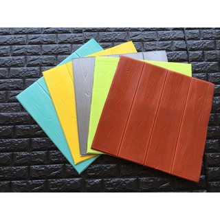 Xốp dán tường 3d giả gỗ