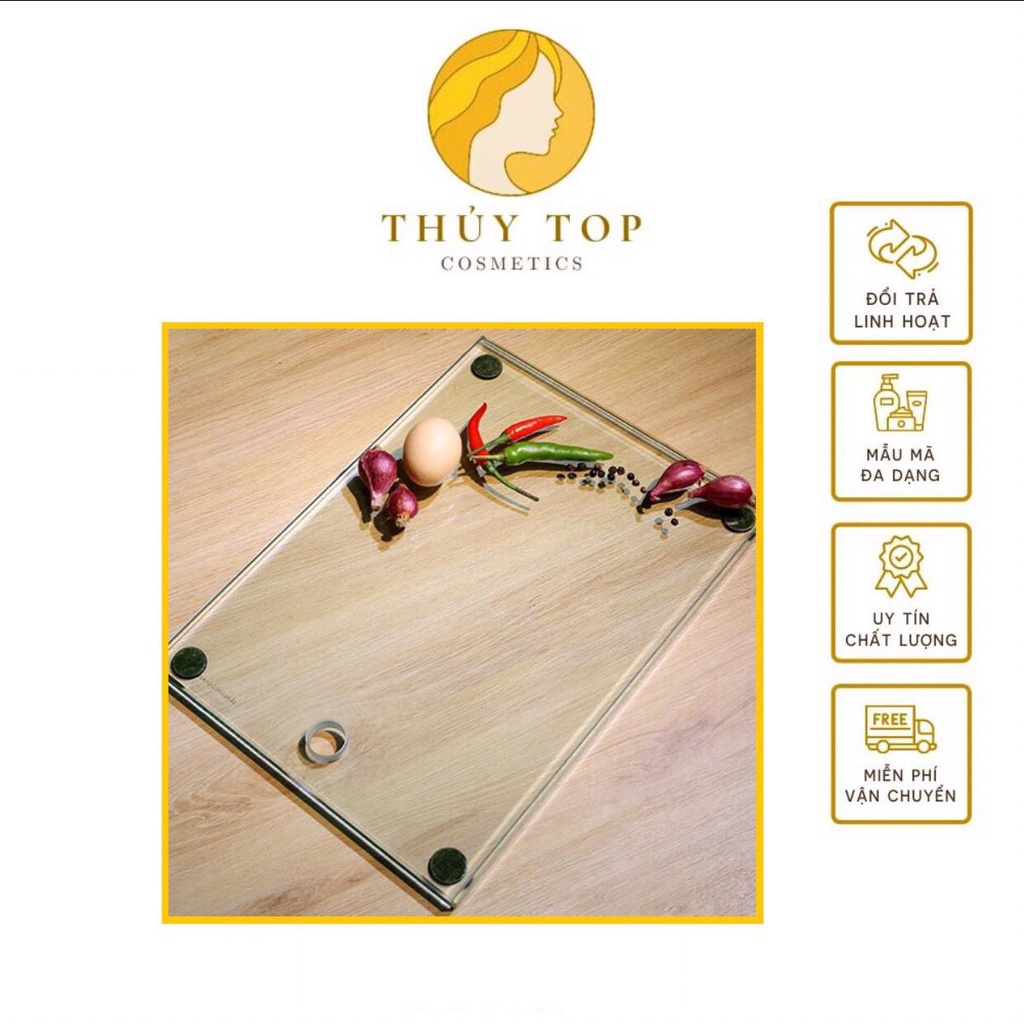 Thớt Kính Cường Lực Sala Siêu Sạch Công Nghệ Nhật Bản Dày 12mm – Cao Cấp, Bền Đẹp Tiện Lợi