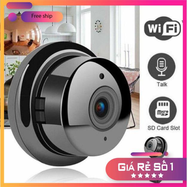 [SIÊU RẺ]  Camera An Ninh Mini Wifi Hồng Ngoại Góc Rộng V380 BH 2 năm