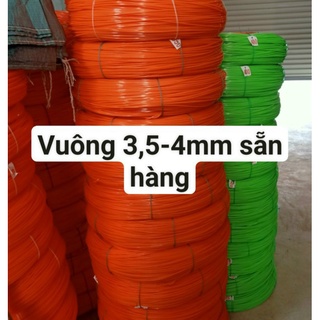Cước cắt cỏ vuông đỏ 3.5 li...