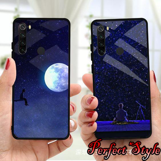 Ốp lưng họa tiết phủ bóng đẹp mắt Xiaomi note 8