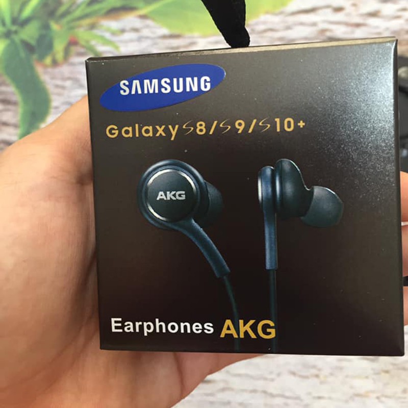 Tai nghe AKG Samsung S8/S9/S10 - Âm thanh bass êm HIFI cực hay - Tặng kèm 4 nút thay thế - Phụ Kiện HB