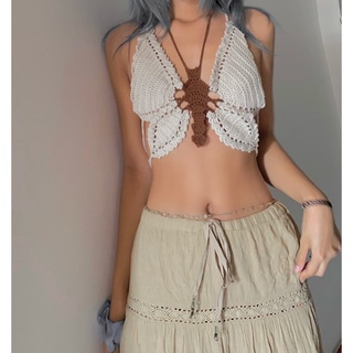 BUTTERFLY TOP - áo đan móc
