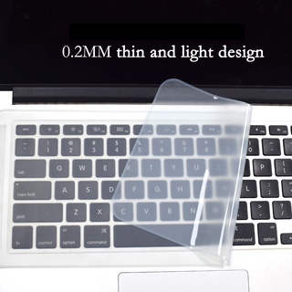 Miếng Phủ Bàn Phím Laptop Silicon Từ 10 Đến 17 Inch Chống Nước, Chống Bụi