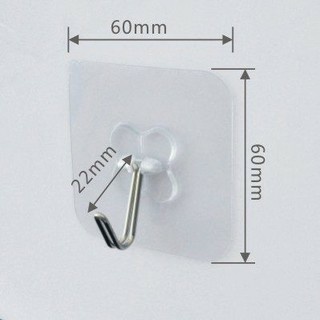 COMBO 10 Móc dán trong suốt siêu bền