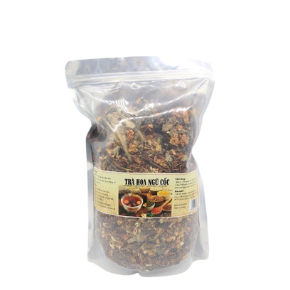1kg Trà hoa ngũ cốc túi zip 8 thành phần