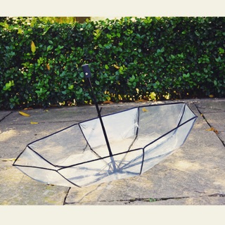  Ô  dù  trong suốt gấp gọn đóng mở tự động 