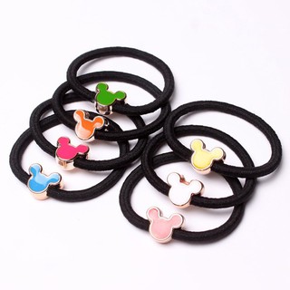 Set 10 thun cột tóc hình dễ thương cho nữ/bé gái