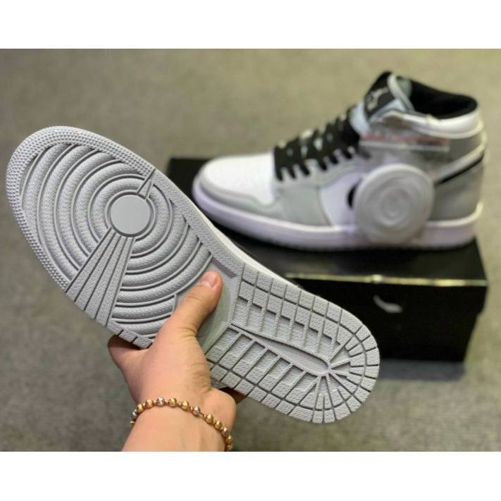 Giày Jodan 1 Cổ Cao Xám , JD1 Xám Ghi Cao Cổ Full Box | BigBuy360 - bigbuy360.vn