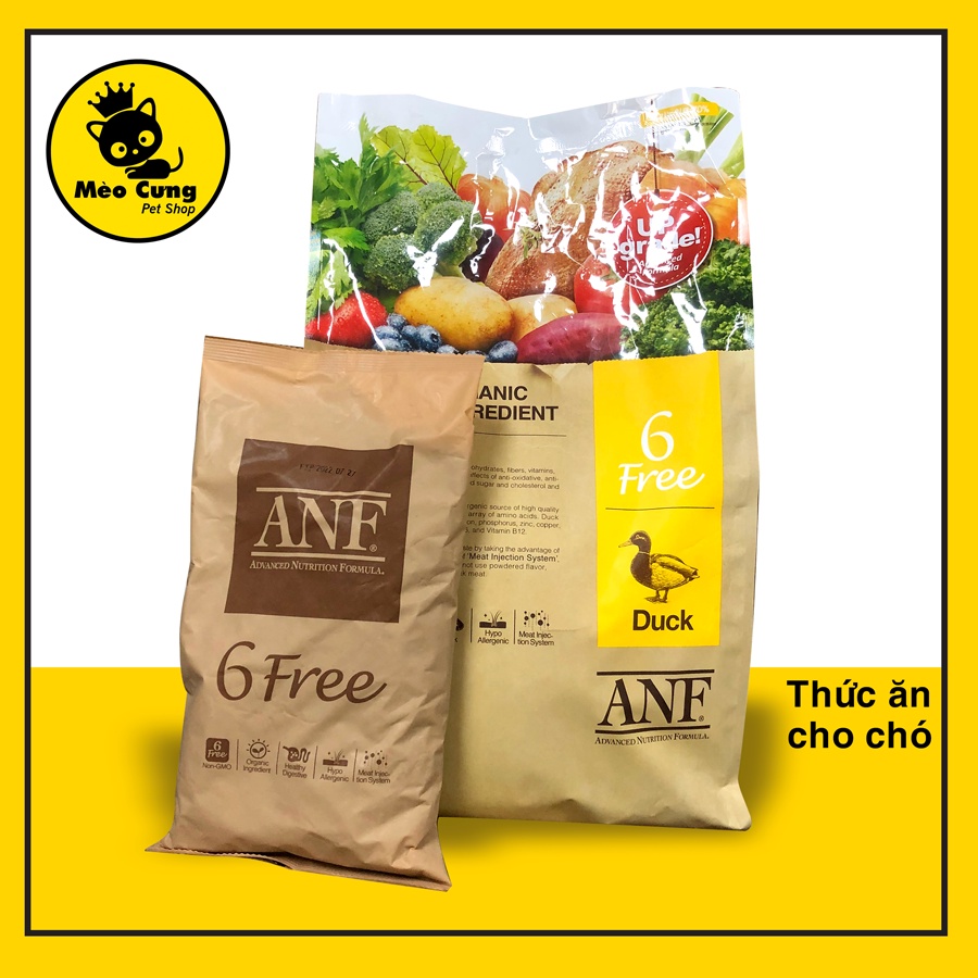 HẠT CHO CHÓ ANF 6FREE NHIỀU LOẠI , THỨC ĂN CHO CHÓ ANF