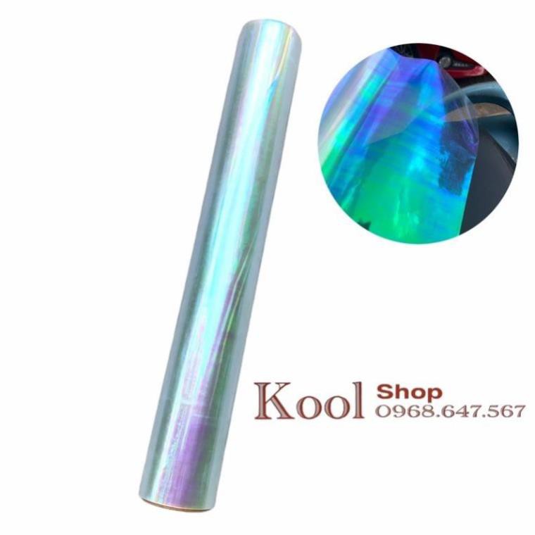 Decal Xuyên Đèn 7 Màu Loại Đẹp Màu Trắng Khổ 60cm x 1m