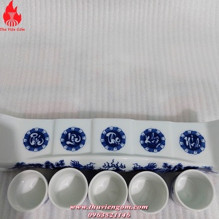 Chén nước thờ bộ kỷ 3-5 chén đồ thờ cúng Bát Tràng