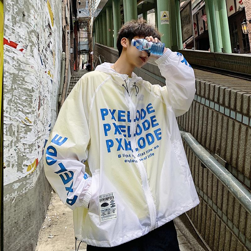 Áo Khoác Chống Nắng Dáng Rộng Trong Suốt Thời Trang Dành Cho Cặp Đôi