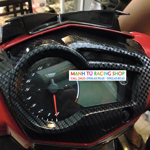 Ốp Mặt Đồng Hồ Carbon Cho Exciter 150