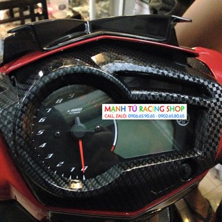 Ốp Mặt Đồng Hồ Carbon Cho Exciter 150
