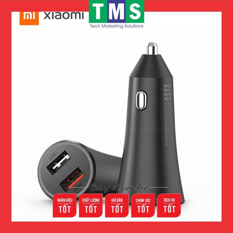 [Sạc xe hơi] Xiaomi 37W Dual-Port Car Charger- Hàng chính hãng- BH 6 tháng