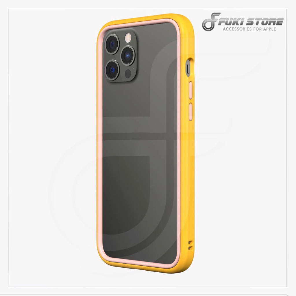 ỐP RHINOSHIELD⚡𝐇À𝐍𝐆 𝐂𝐇Í𝐍𝐇 𝐇Ã𝐍𝐆⚡ chống sốc cho Ip 12/13/14 series Màu Vàng Mix