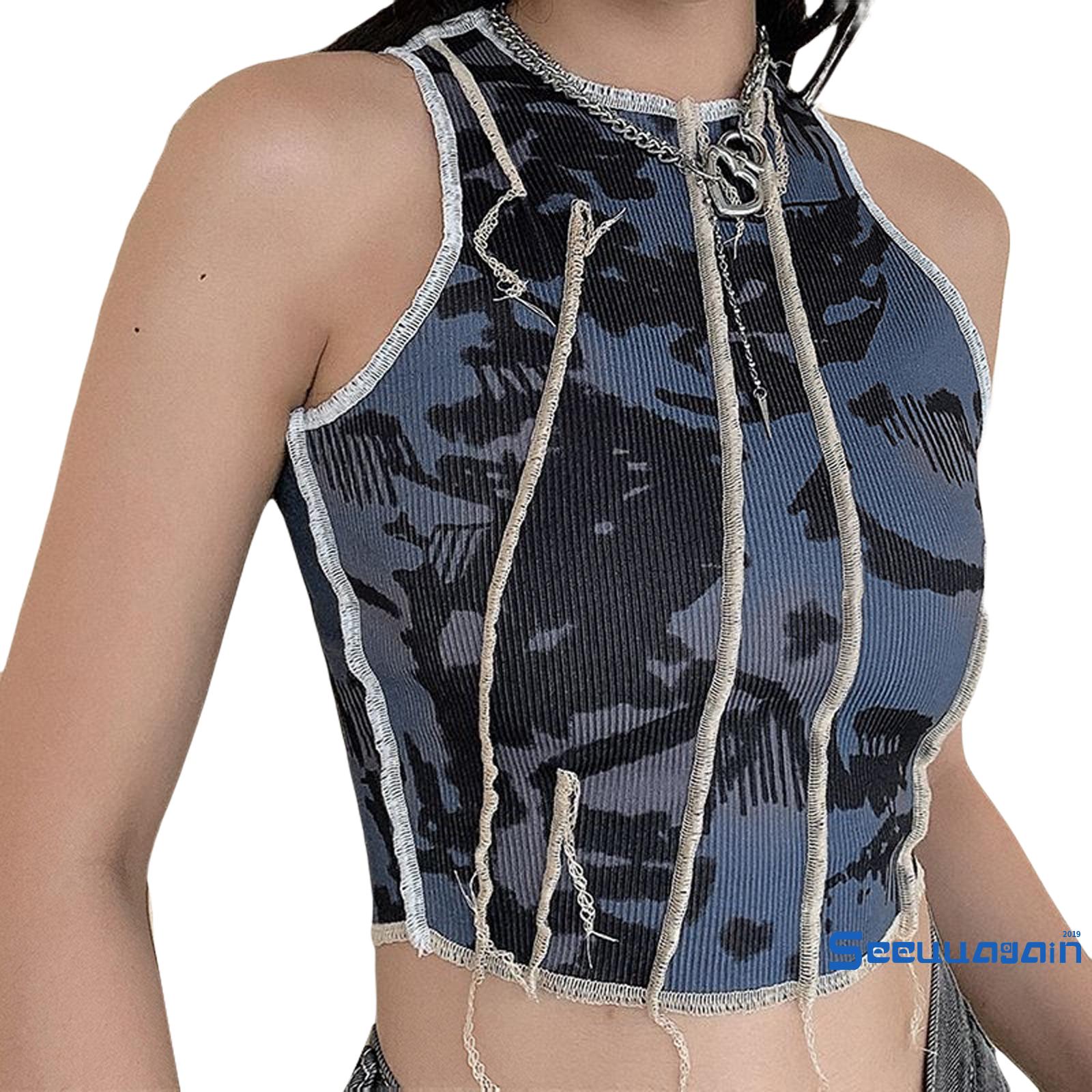 Áo Crop Top Không Tay Thời Trang Cho Nữ | BigBuy360 - bigbuy360.vn