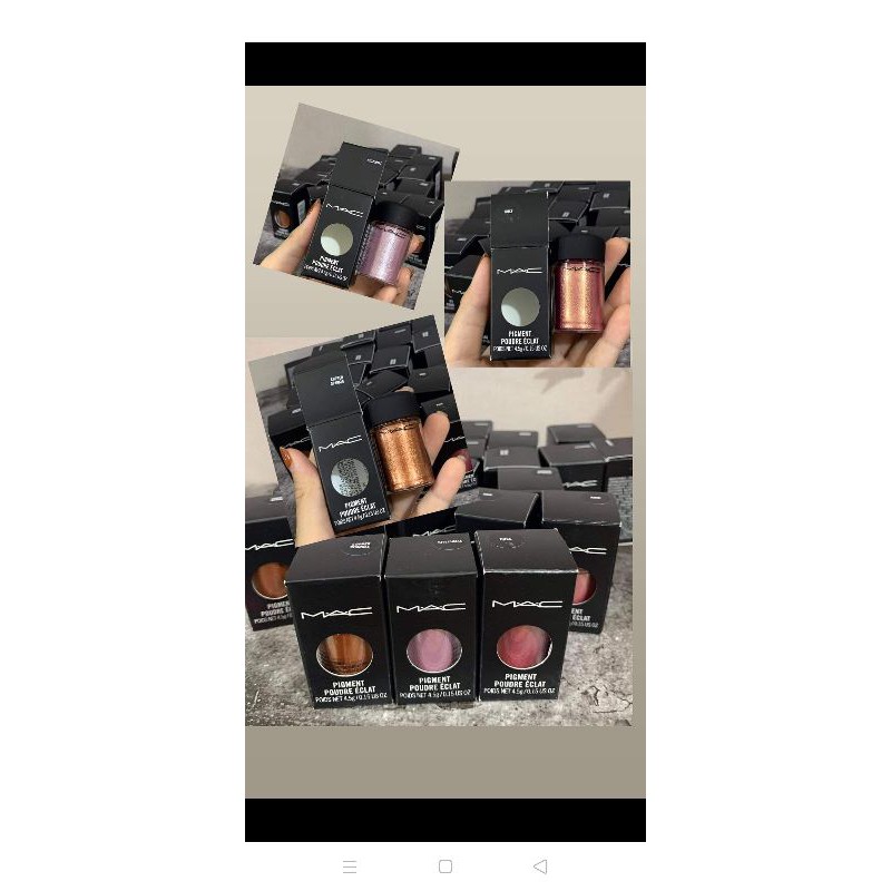 NHŨ MẮT TRANG ĐIỂM KIM TUYẾN MAC PIGMENT COLOUR POWDER