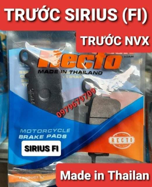 BỐ THẮNG SIRIUS XĂNG CƠ/SIRIUS FI/NOUVO LX 135/NVX