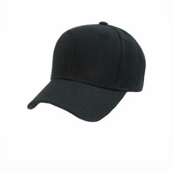 Mũ kaki đen trơn VH
