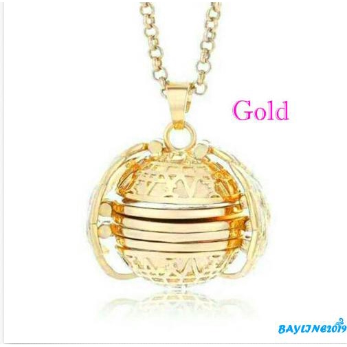 Dây chuyền mặt tròn khắc hình đôi cánh thiên thần