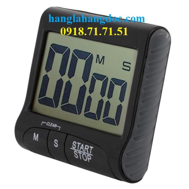 Đồng hồ đếm ngược thời gian dùng trong nhà bếp, học tập, thể dục, làm việc... chính xác & tiện dụng V3