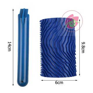 Dụng cụ tạo vân gỗ , giả gỗ (MẪU MỚI) ( bộ gồm 2 miếng )