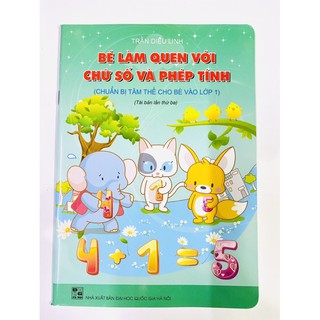 Bé làm quen với phép tính, tập tô số